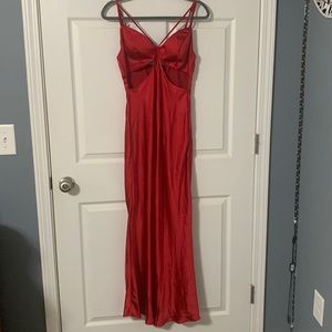 Angel Biba wine slit prom dress, never worn, tags still on. size 10 dress